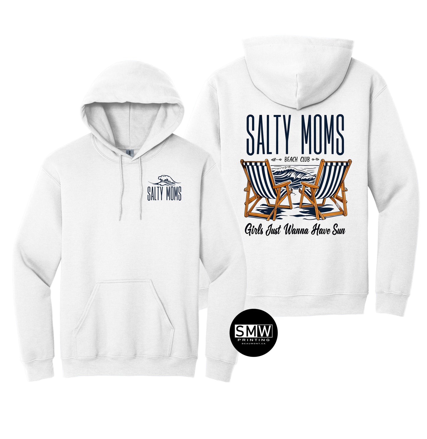 Salty Moms Beach Club Hoodie