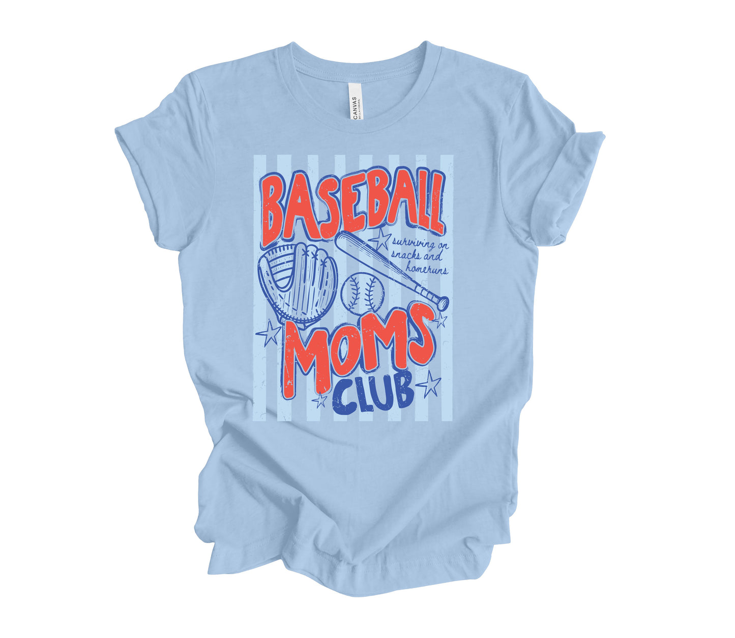 Baseball Moms Club Blue