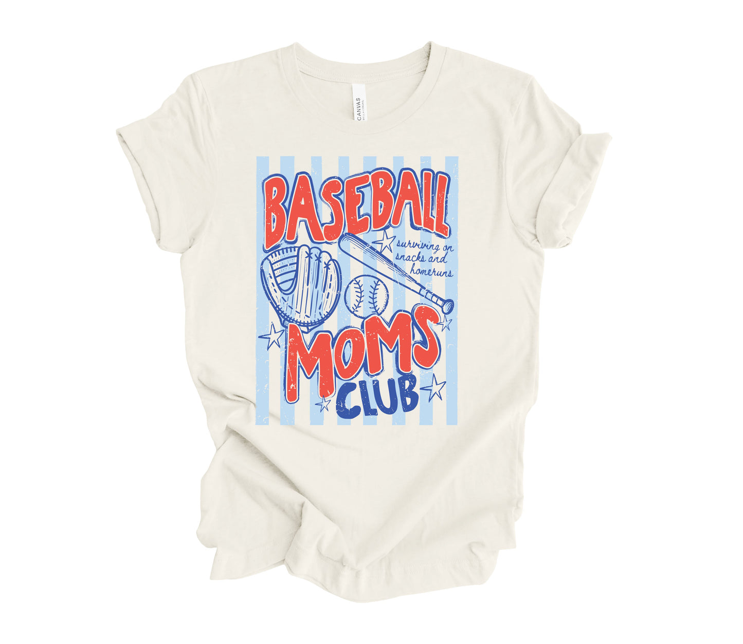 Baseball Moms Club Blue