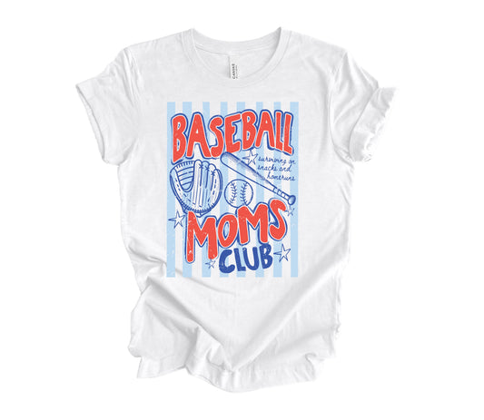 Baseball Moms Club Blue