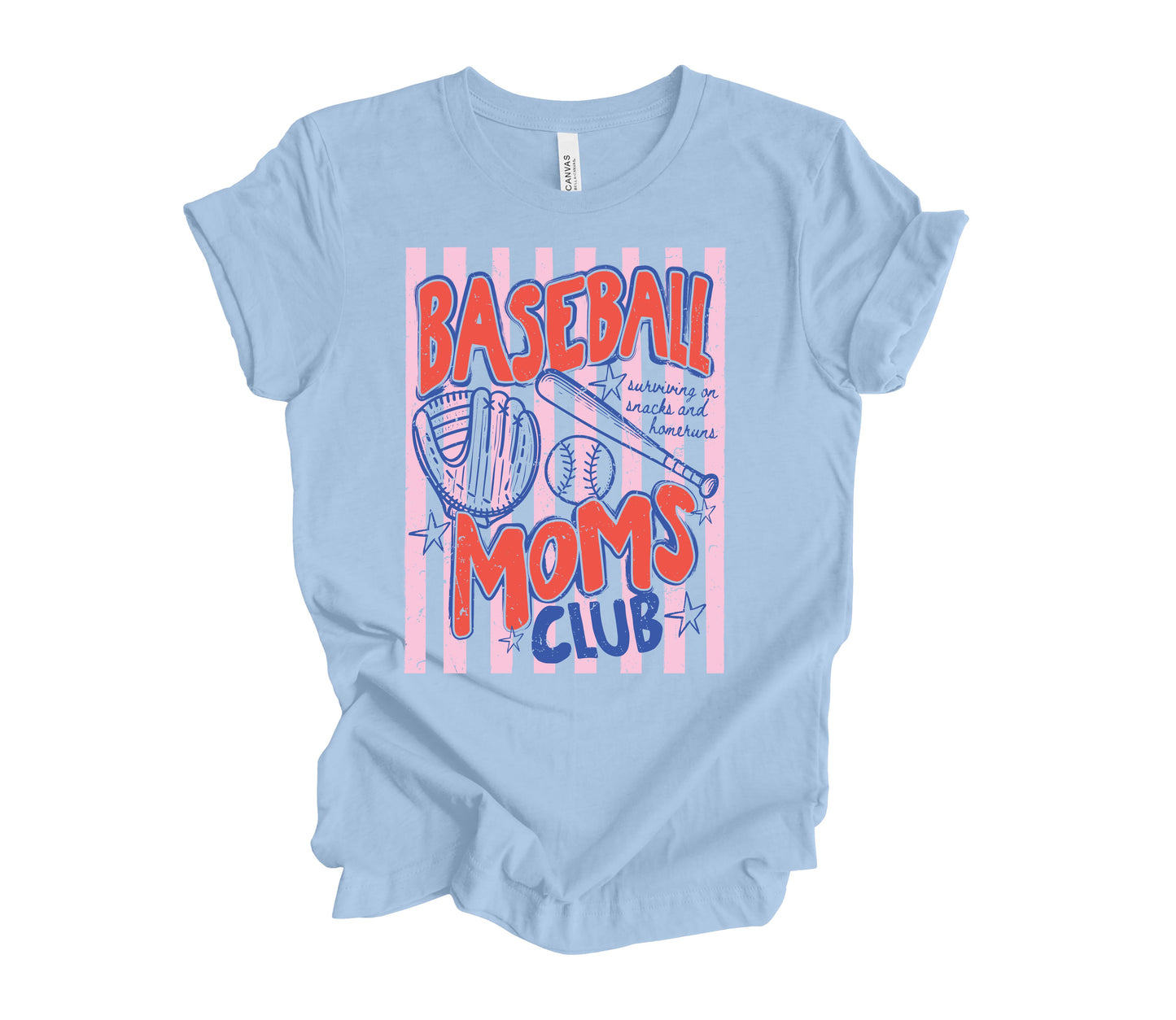 Baseball Moms Club Pink