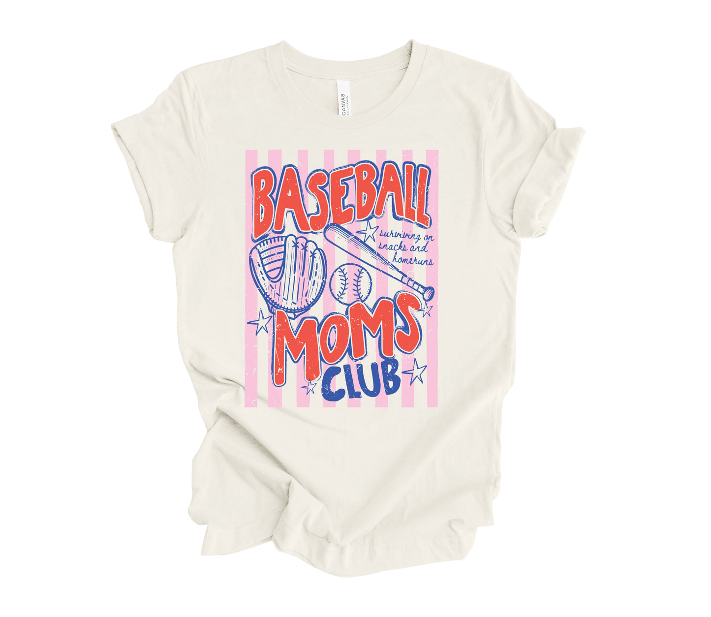 Baseball Moms Club Pink