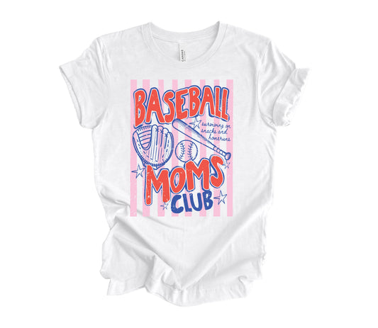 Baseball Moms Club Pink