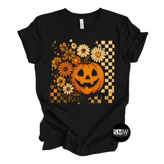 Fall Floral Pumpkin