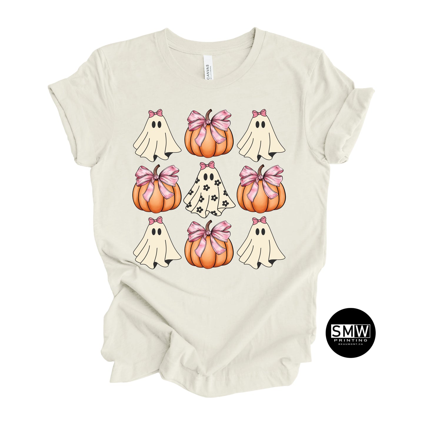 Coquette Ghosts & Pumpkins Tee