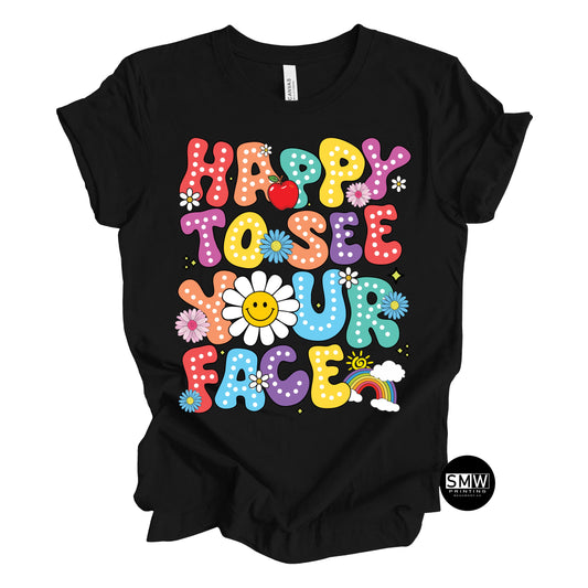 Teacher Happy to See Your Face