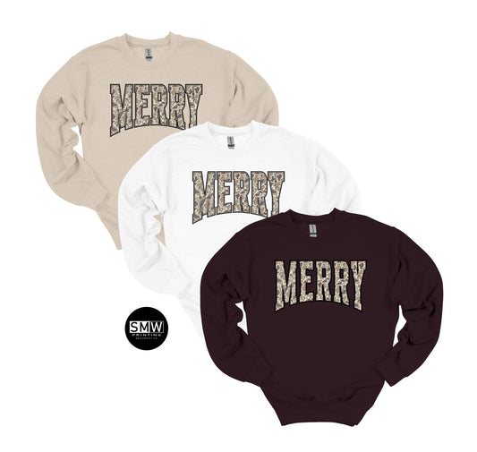 Camo Merry Sweatshirt